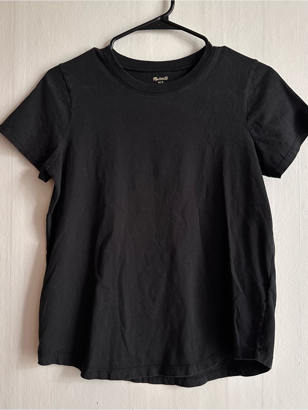 Madewell Black Crewneck Tee - Classic Women's Short Sleeve Top